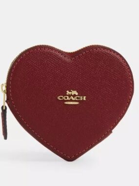 Coach Heart coin case